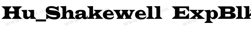 Hu_Shakewell ExpBlk字体转换